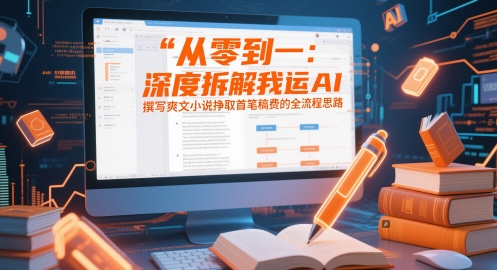 从零到一：深度拆解我运用AI撰写爽文小说挣取首笔稿费的全流程思路-缘艺创业网