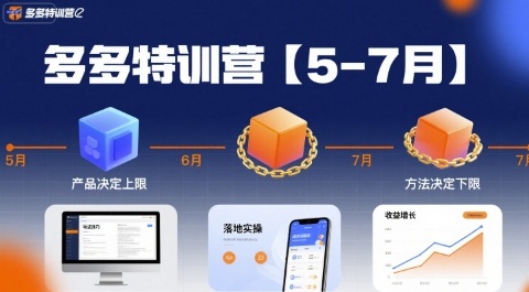 多多特训营【5-7月】产品决定上限，方法决定下限，各种玩法技巧落地实操-缘艺创业网