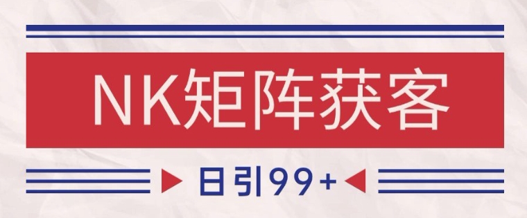 小红书某音NK赛道引流获客 自热矩阵日引200+【揭秘】-缘艺创业网