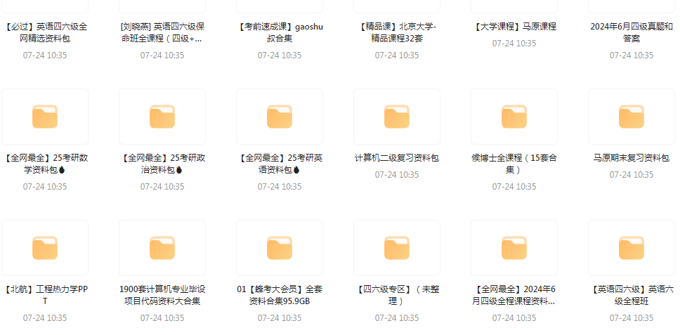 大学资源最全合集-缘艺创业网