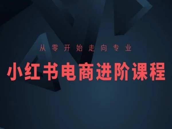 从零开始走向专业，小红书电商进阶课程-缘艺创业网