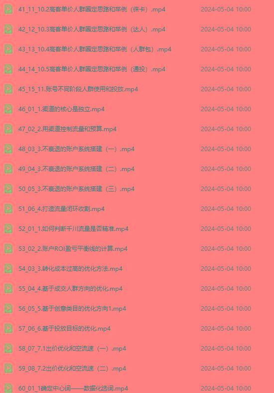 图片[3]-2024单品正价起号，直播素材投流选品：选品课+投流课+素材课+卡首屏/100节-缘艺创业网
