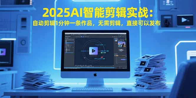 2025AI智能剪辑实战：自动剪辑1分钟一条作品，无需剪辑，直接可以发布-缘艺创业网