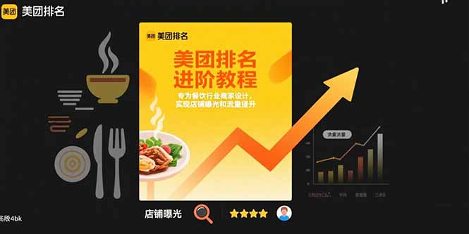 美团排名进阶教程：专为餐饮行业商家设计，实现店铺曝光和流量提升-缘艺创业网
