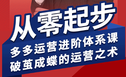 海神·拼多多运营进阶系统课(更新8月)-缘艺创业网
