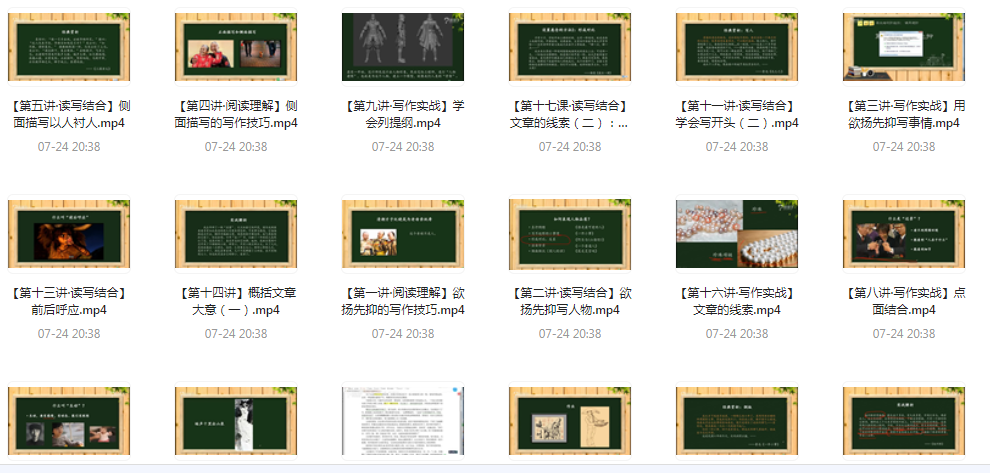 阅读理解及写作技法-缘艺创业网
