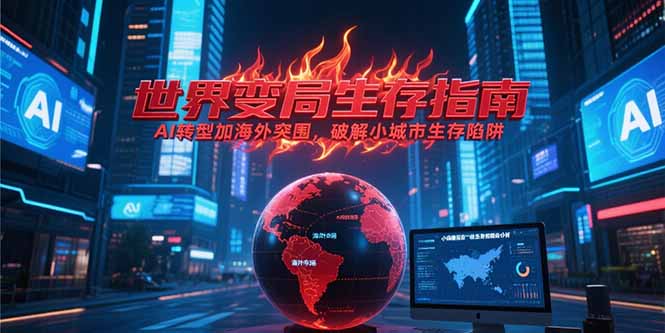 付费文章《世界变局生存指南，AI转型加海外突围，破解小城市生存陷阱》-缘艺创业网