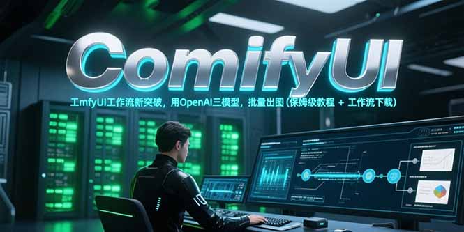ComfyUI工作流新突破，用OpenAI三模型，批量出图(保姆级教程+工作流下载-缘艺创业网