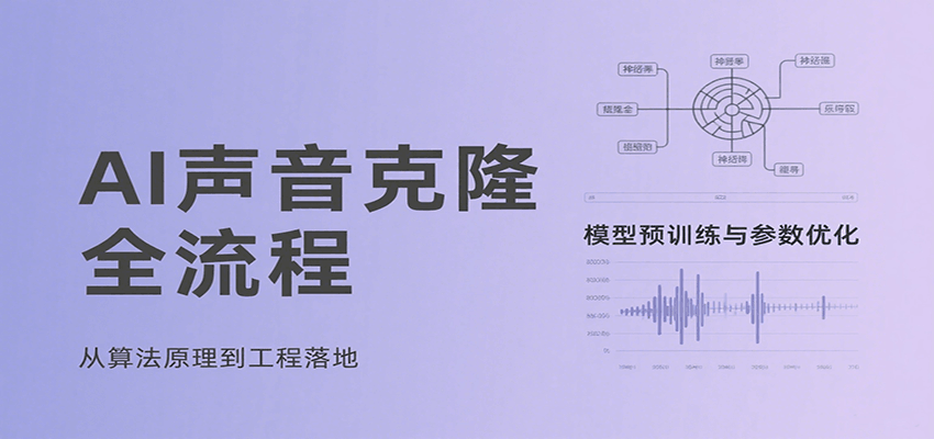 AI声音克隆全流程，基础概念到实战应用，3秒极速声音复刻、模型预训练、云端部署等-缘艺创业网