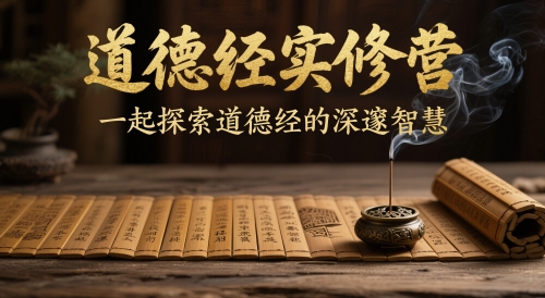 道德经实修营，一起探索道德经的深邃智慧-缘艺创业网