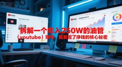 付费文章：拆解一个年入250W的油管(youtube)账号，我发现了挣钱的核心秘密-缘艺创业网