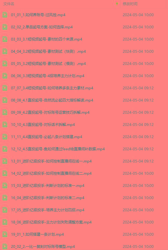 图片[1]-2024单品正价起号，直播素材投流选品：选品课+投流课+素材课+卡首屏/100节-缘艺创业网