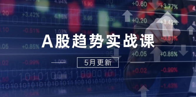 A股趋势实战课：主力动向+政策红利，2025全年策略5月更新-缘艺创业网