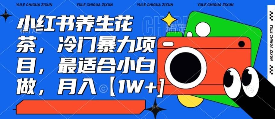 小红书养生花茶，冷门暴力项目，最适合小白做，月入【1W+】-缘艺创业网