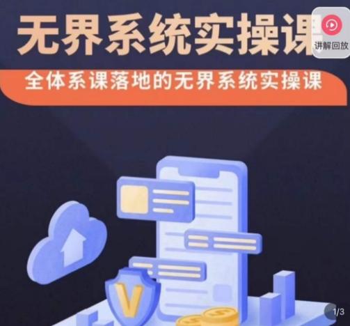 老衲·无界系统实操课，全体系落地无界改版后选择、出价、高投产做付费引流-缘艺创业网