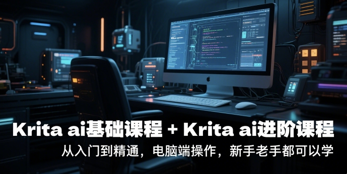 krita ai基础课程+Krita ai进阶课程，从入门到精通，电脑端操作，新手老手都可以学-缘艺创业网