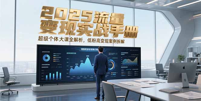 2025流量变现实战手册，超级个体大课全解析，低粉高变现案例拆解-缘艺创业网
