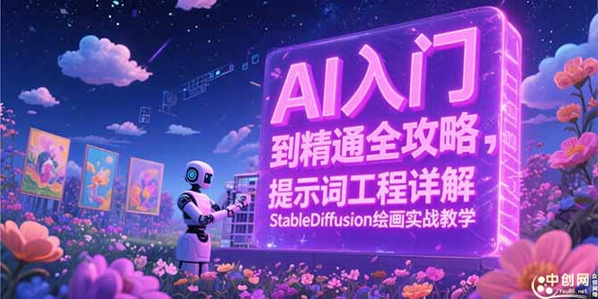 AI入门到精通全攻略，提示词工程详解，StableDiffusion绘画实战教学-缘艺创业网