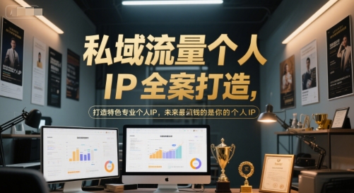 私域流量个人IP全案打造，打造特色专业个人IP，未来最值钱的是你的个人IP-缘艺创业网