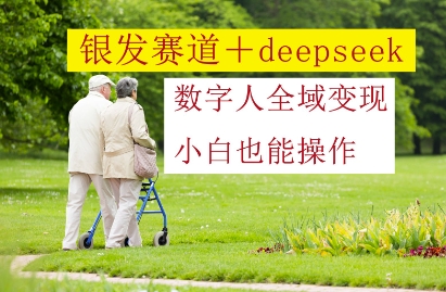 银发赛道+deepseek数字人全域变现，小白也能操作-缘艺创业网