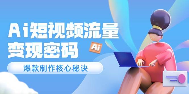 Ai短视频流量密码，爆款制作核心秘诀，120万案例深度解析-缘艺创业网