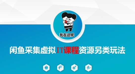 闲鱼采集虚拟IT课程资源另类玩法，干货满满-缘艺创业网