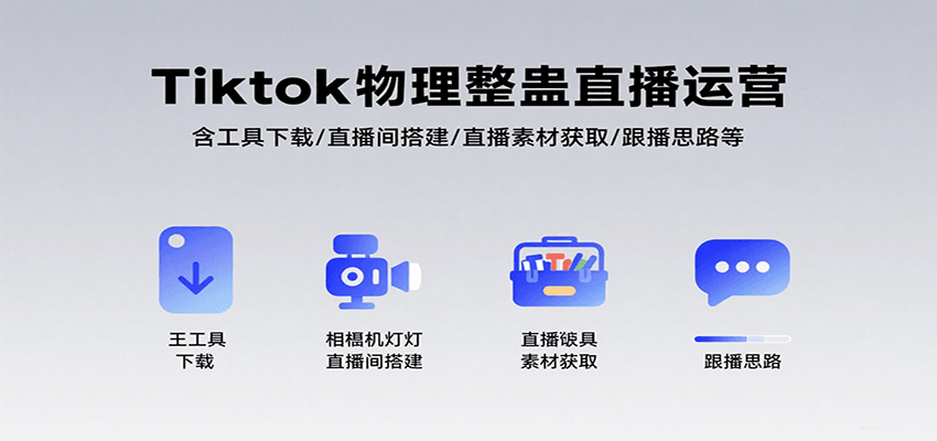 Tiktok物理整蛊直播运营，包含工具下载/直播间搭建/直播素材获取/跟播思路等-缘艺创业网